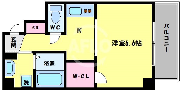 グランエクラ大今里南Ⅱの間取り|グランエクラ大今里南ⅠⅠ　間取り