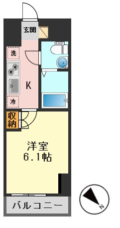 SHOKEN Residence新小岩の間取り