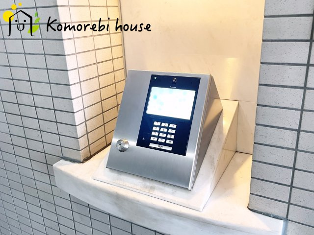 新大宮パーク・ホームズの防犯設備|モニター付インターホンです