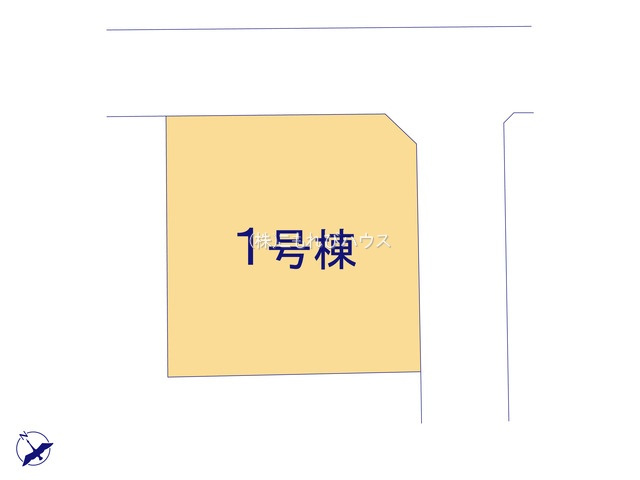 鴻巣神明　第4　新築一戸建て　LiveleGardenS　01の区画図|1号棟