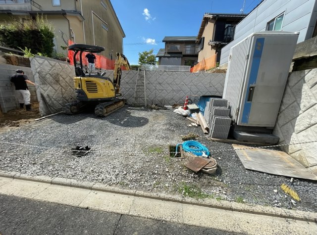 京都市伏見区深草願成町　第1期　新築一戸建ての外観|現在建築中！落ち着いた街並みで新生活を始めることが出来そう！周辺の物件も併せてご紹介させて頂きます！