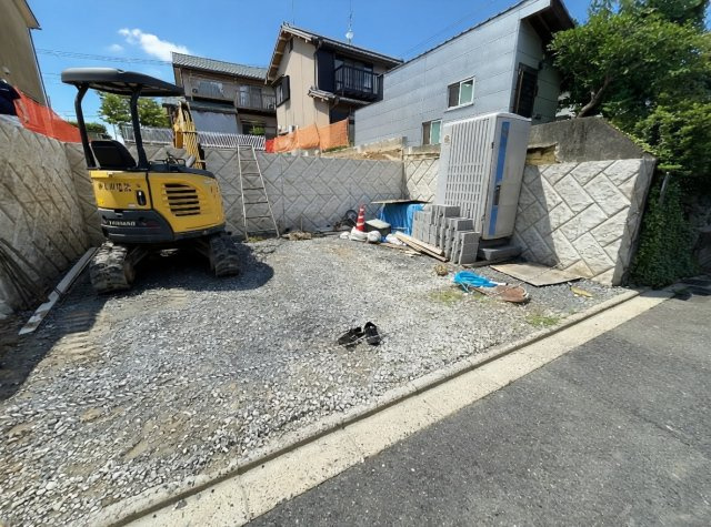 京都市伏見区深草願成町　第1期　新築一戸建ての外観|現在の進捗状況です！順調に作業進行中、完成が待ち遠しいです！詳細の間取り等、お気軽にお問い合わせください！