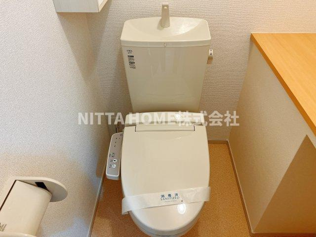 サンリットタウン日高Ⅱのトイレ|もちろん、ウォシュレット付き◆