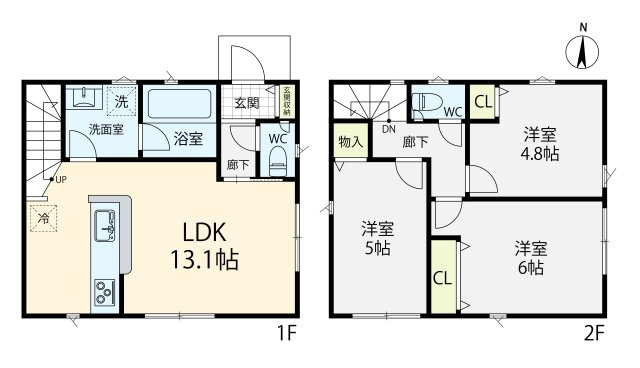 東村山市青葉町3丁目　新築戸建の画像