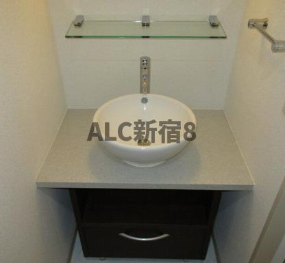 アーバイルGRANDE中野(アーバイルグランデ中野)の洗面所|スペースが確保できる洗面所です