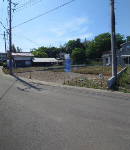 【土地】坂戸市北大塚11号売地の前面道路含む現地写真