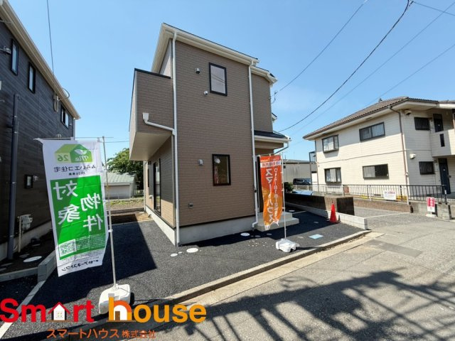 府中市白糸台新築全5棟の外観|閑静な住宅街に堂々登場！ナチュラルで温かみのある木目調の内装も魅力です。土日祝日即日ご案内可能です♪