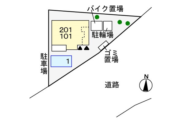【区画図】 | カーサデアモーレⅡ