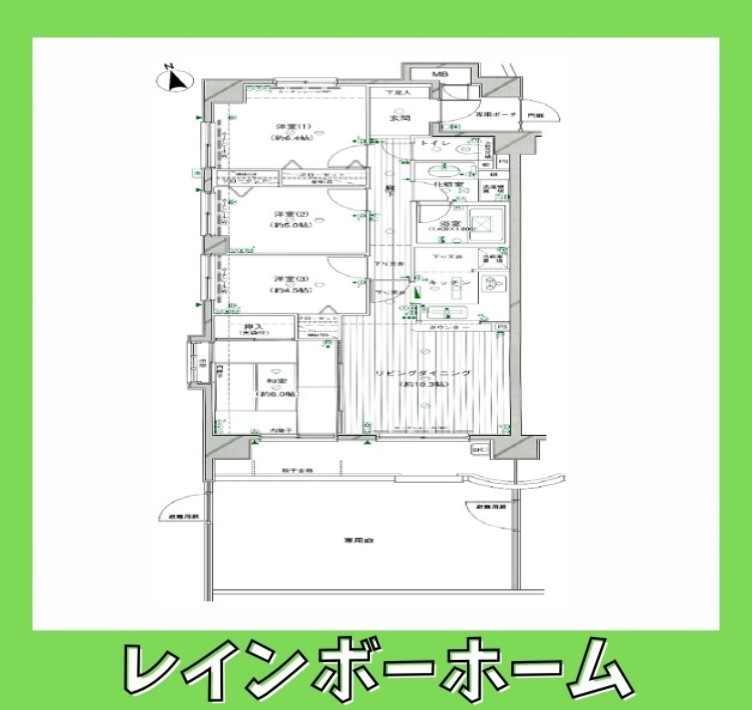 特典：仲介手数料が無料です!!の間取り