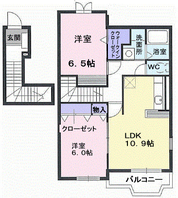 杏得仙の間取り