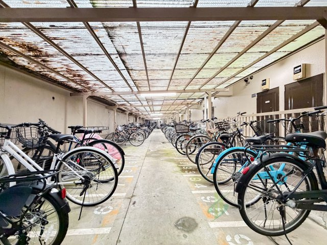 クレール御殿山の駐輪場|駐輪場