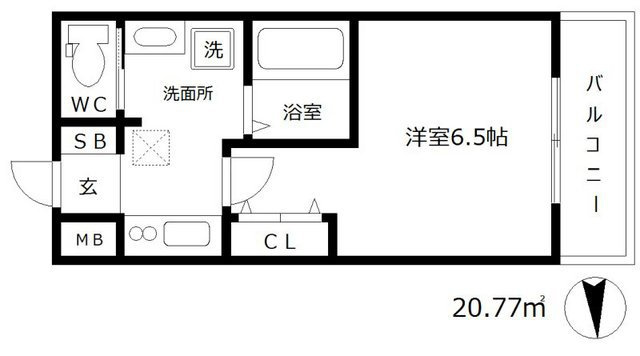 SK南森町の間取り|SK南森町　間取り