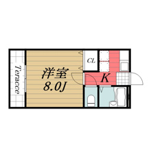 【間取り】 | コーポウインズ　Ａ