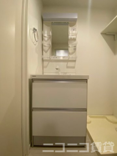 【独立洗面台】 | ハーモニーテラス足立Ⅷ | 別号室イメージの為、現状を優先致します。