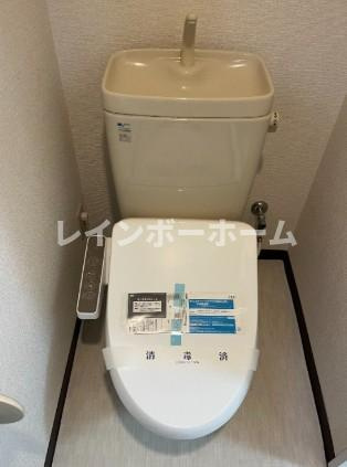 アクアタウンイーストⅠのトイレ|同物件別号室参考写真です。