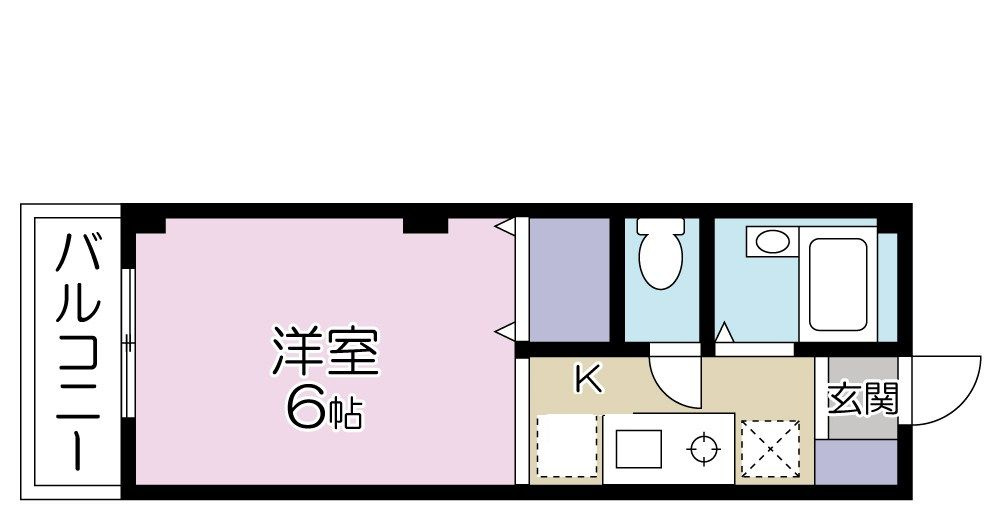 エスポアK&A の間取り|間取りです。