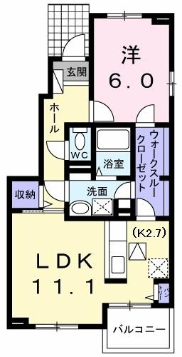 【間取り】 | ソレイユⅠ