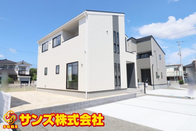 郡山市大槻町字上柵　　　２号棟　　　大槻小学校、大槻中学区　の外観|南東側から見た外観♪