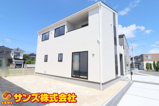 郡山市大槻町字上柵　　　２号棟　　　大槻小学校、大槻中学区　の外観|南東側から見た外観♪
