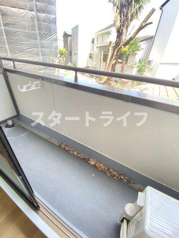 大阪市東淀川区淡路３丁目の賃貸マンションのバルコニー