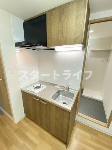 大阪市東淀川区淡路３丁目の賃貸マンションのキッチン