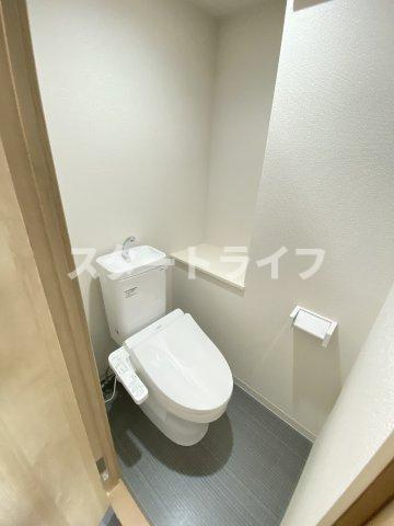 大阪市東淀川区淡路３丁目の賃貸マンションのトイレ