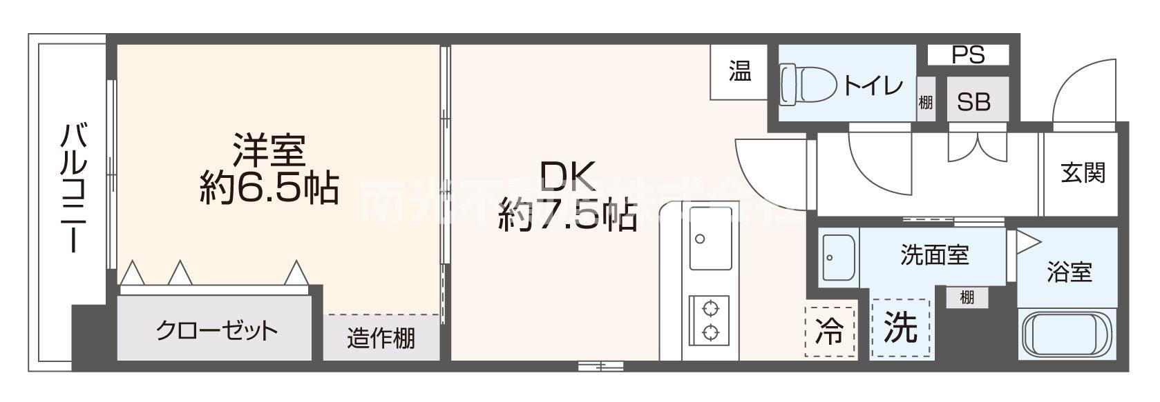 ライトステージ(近畿大学　一人暮らし)の間取り