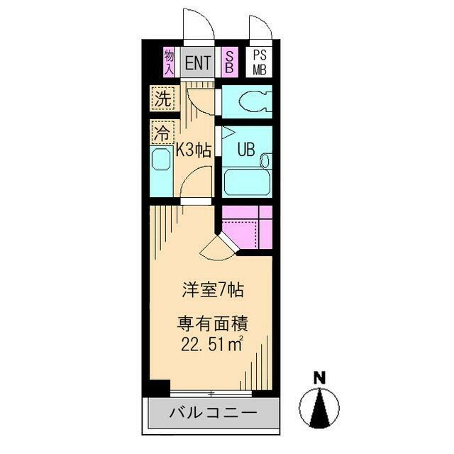 ビイルーム小金井の間取り