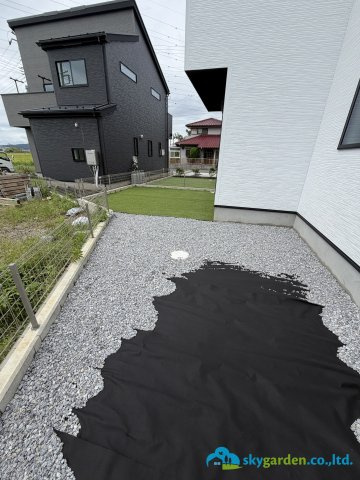 平塚市小鍋島2期　新築戸建　全6棟4号棟の庭