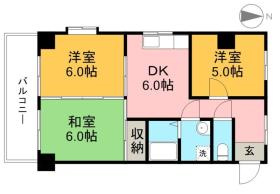 サントス枝川の間取り