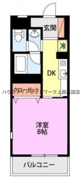 ロイヤルパレス子安の間取り|間取図