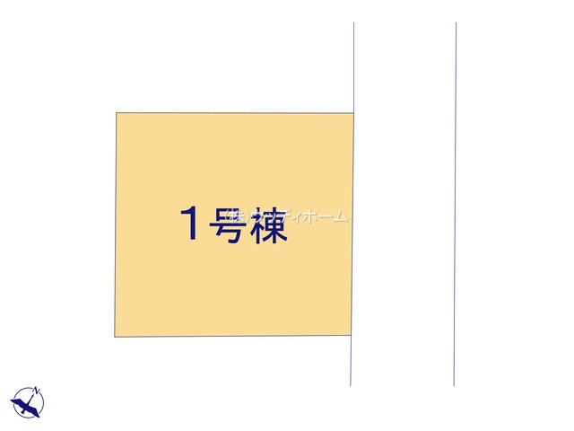 越谷市大道第2　新築一戸建ての区画図