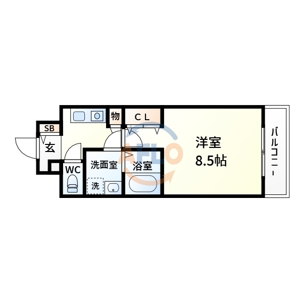 ヴェリテ新大阪の間取り|ヴェリテ新大阪　間取り