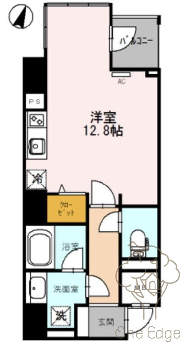 エトワール北新地の間取り