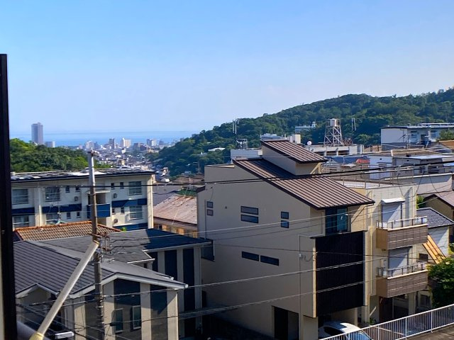 アクシス板宿の展望|高台ですので、海も見える見晴らしの良い眺望が魅力的