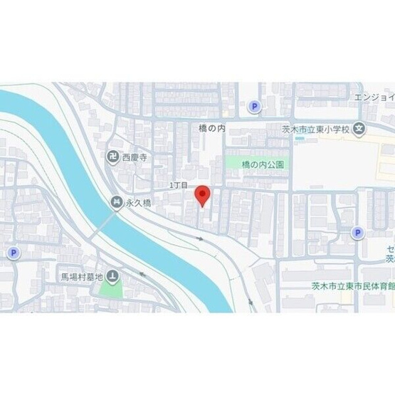 【地図】 | 茨木市橋の内1丁目戸建