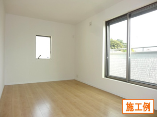 【内観：施工例】 | 泉区和泉中央北2丁目　新築分譲住宅 | 同施工会社施工例（洋室）
