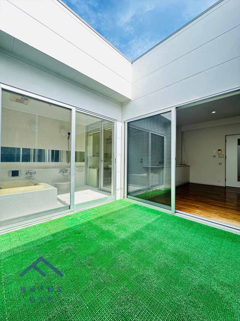 早良区原６丁目　戸建てのバルコニー