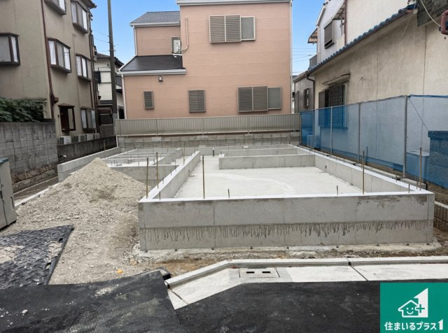 堺市美原区菩提　第2期　新築一戸建ての外観|現在建築中！落ち着いた街並みで新生活を始めることが出来そう！周辺の物件も併せてご紹介させて頂きます！
