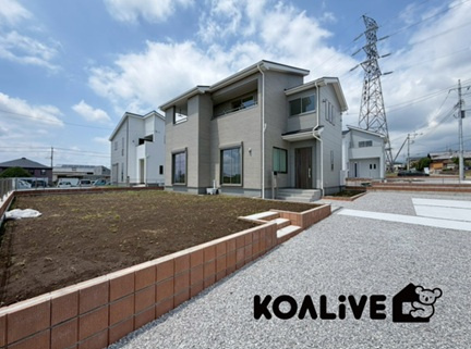 【外観】 | 前橋市富士見町時沢　新築住宅 | 現地ご案内ツアー開催中！早朝やお仕事帰りのご見学にもすぐ対応致します！見学ご予約はコアライブまでお気軽にお問い合わせ下さい！