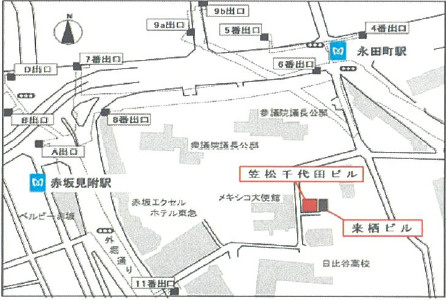 笠松千代田ビル　101・102　メゾネットの地図