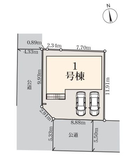 【区画図】 | 泉区下和泉4丁目　新築分譲住宅 | 配置図