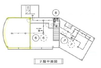 甲賀市甲南町新治の店舗事務所の間取り