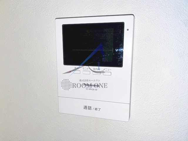 カモミールのセキュリティ|モニター付きインターホンです。