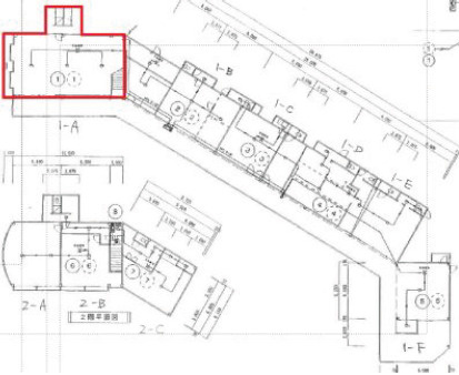 甲賀市甲南町新治の店舗事務所の間取り