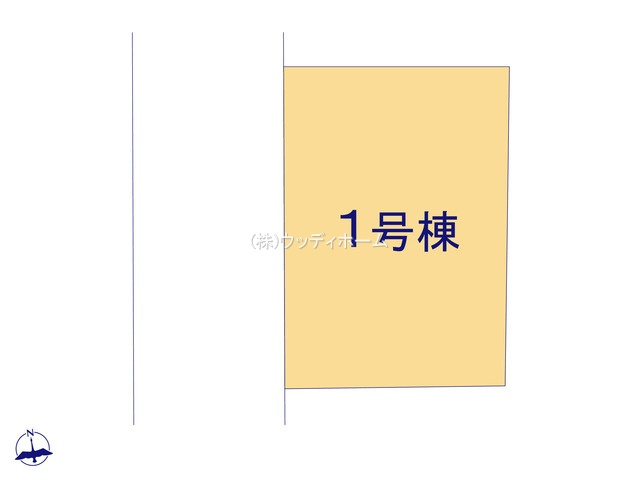 越谷市相模町6丁目　新築一戸建ての区画図