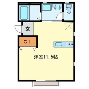 ドエルＦ　Ａ棟の間取り