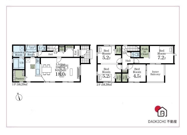 【間取り】 | 寄居町富田　LiveleGarden.s　新築戸建　全1棟　1号棟