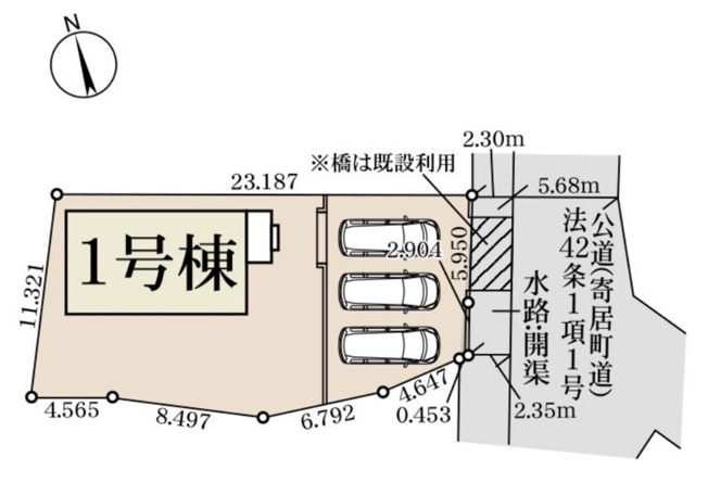 【区画図】 | 寄居町富田　LiveleGarden.s　新築戸建　全1棟　1号棟