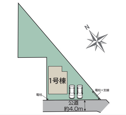 【区画図】 | 鴻巣市箕田　新築戸建　全1棟　1号棟